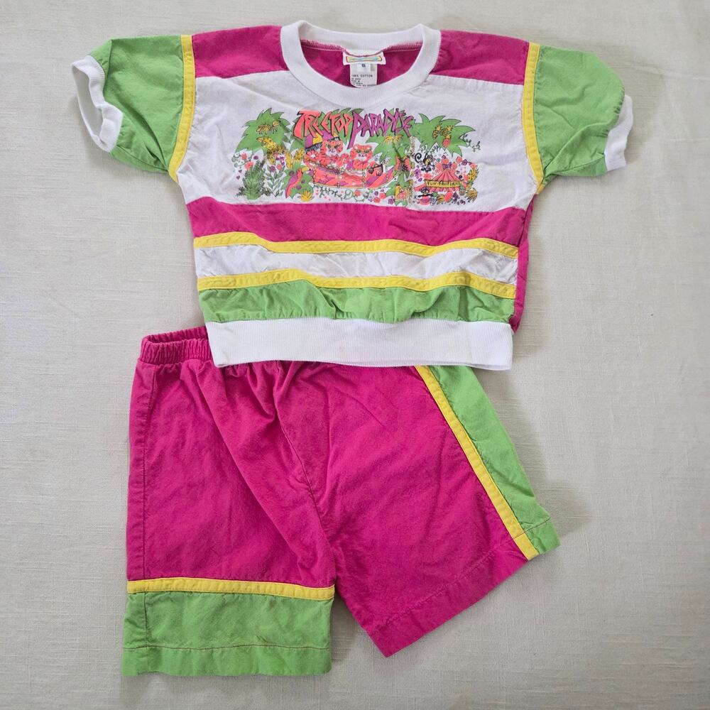 Vintage Safari Animals Matching Set 5t/6